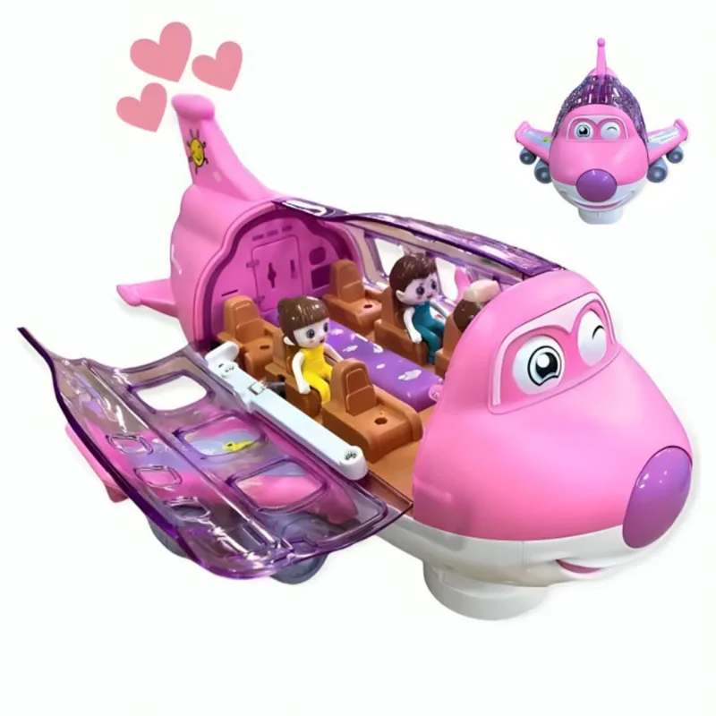 Avião Musical Infantil Luzes Coloridas E Movimento