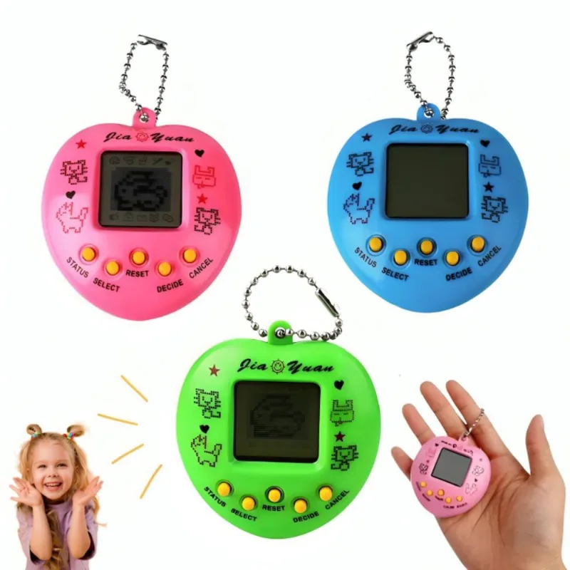 Bichinho Retrô Game Tamagotchi Vermelho Brinquedo Virtual