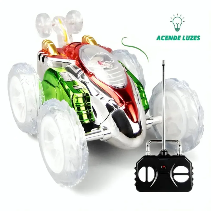 Carrinho Controle Maluco Inteligente Luz 360º