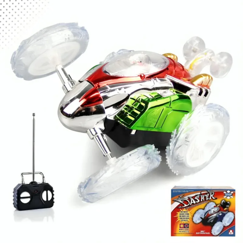 Carrinho Inteligente Controle Luz Led Giro 360