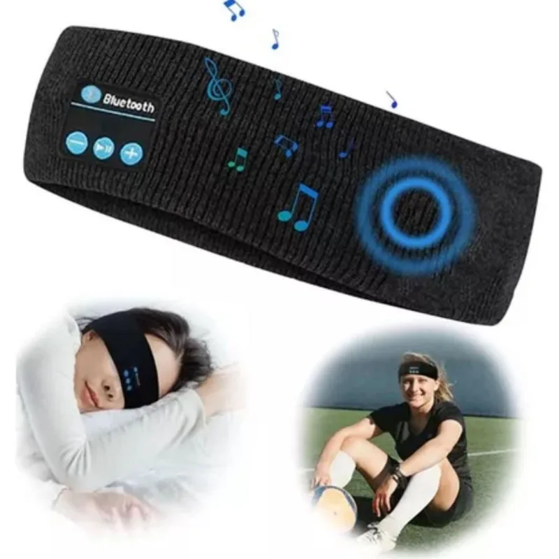 Fone Bluetooth Preto Para Meditação Com Conforto