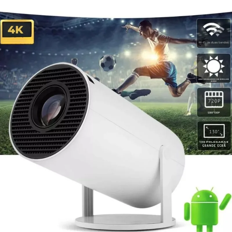 Telão 4k Mini Led Hdmi Usb Bluetooth Multimídia Retro