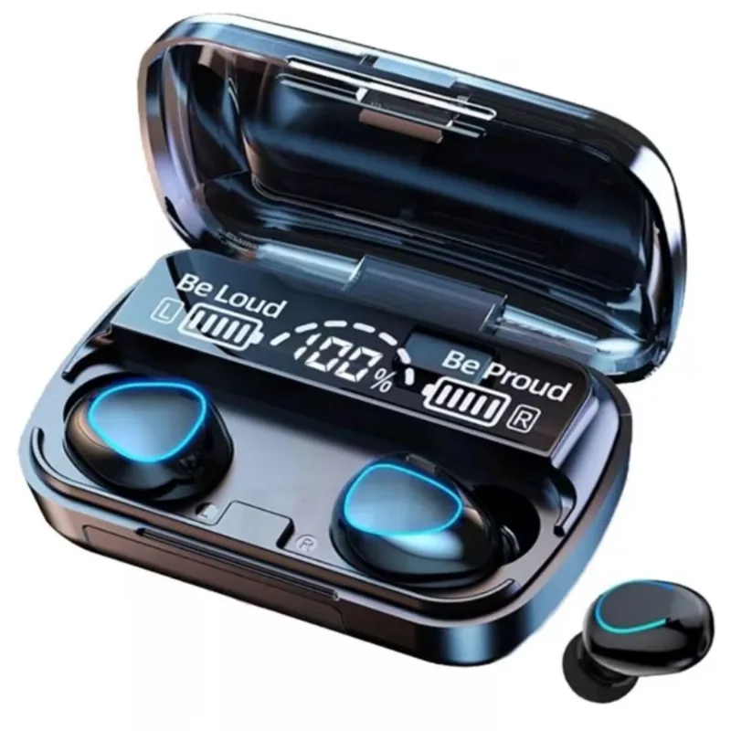 Ouvido Bluetooth 5.1 Sem Fio Com Microfone Indicador Forte Bateria Qualidade Garantida