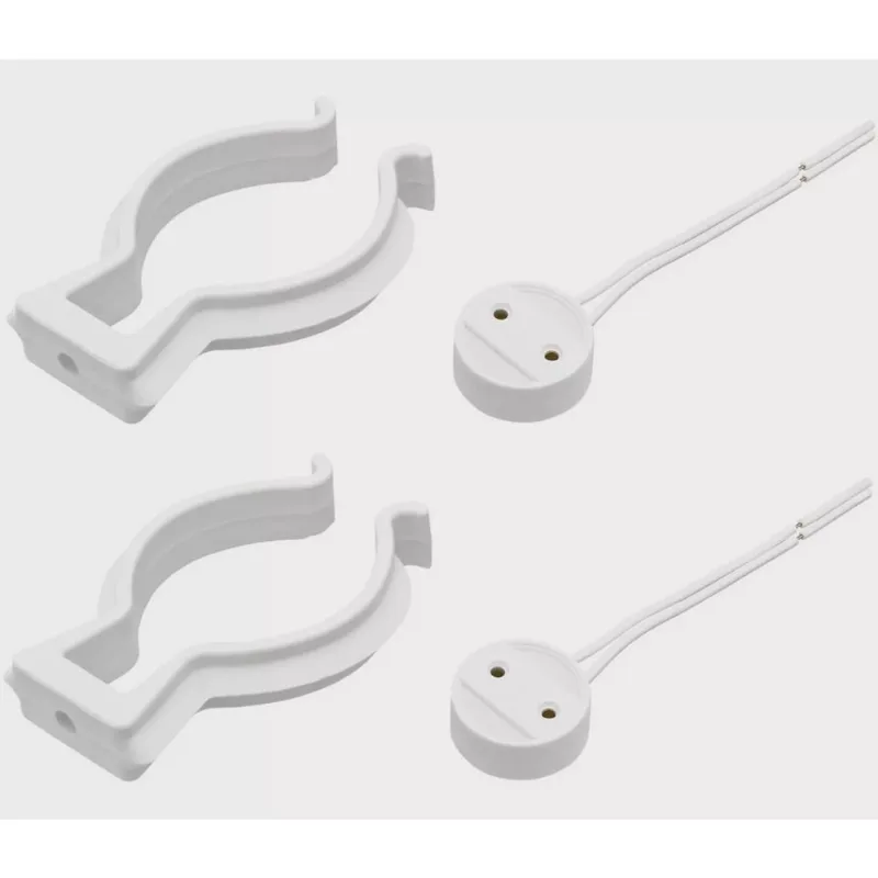 Kit c/ 10 Abraçadeira Lampada T8 + 10 Soquete T8 c/ Rabicho