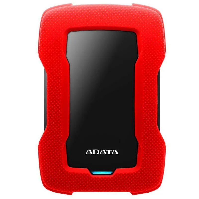 Hd Externo Adata 2tb 2.5" Durable Hdd330 Ahd330-2tu31-crd - Vermelho