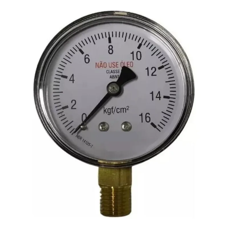 10x Manometro Medidor Relogio Pressão Regulador Oxigênio 0-