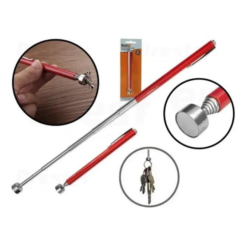 5x Caneta Imã Telescópico Magnético Antena Pegador Metal 61