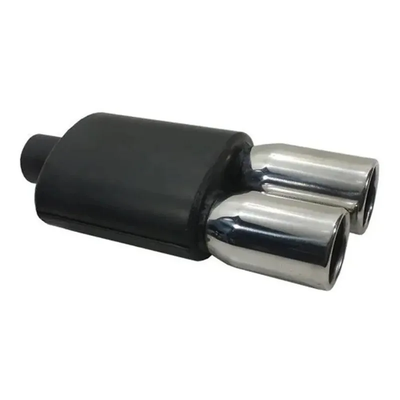 10x Abafador Esportivo Golf / Jetta Ponteira Dupla Inox 3,5