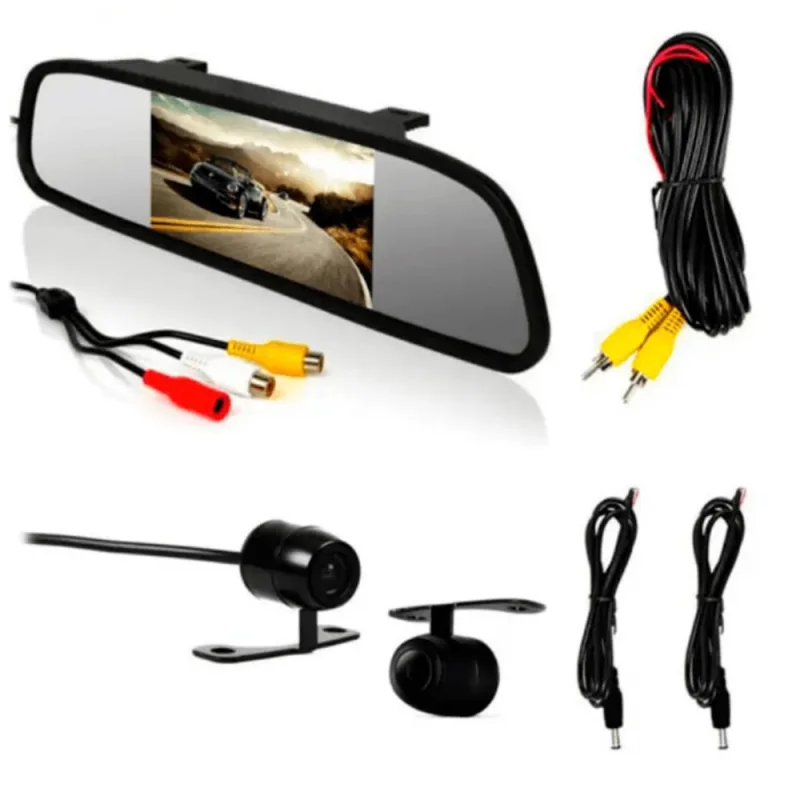Retrovisor Lcd Com Câmera De Ré Com Infravermelho - Não Disponível - Automotivo