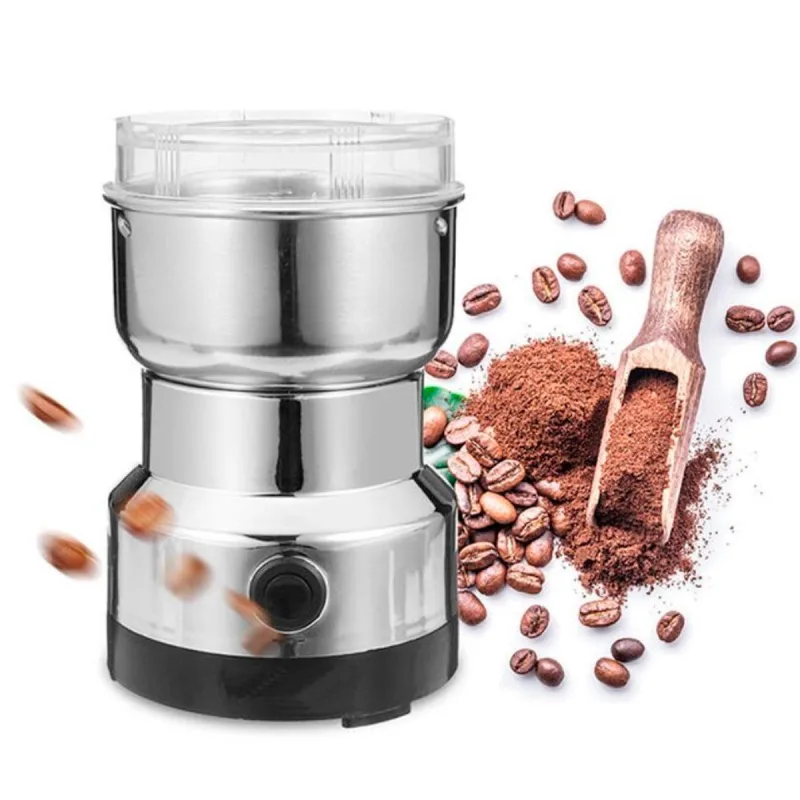 Mini Moedor Café Portátil Elétrico Grãos E Sementes Bivolt - Não Informado - Eletroportáteis