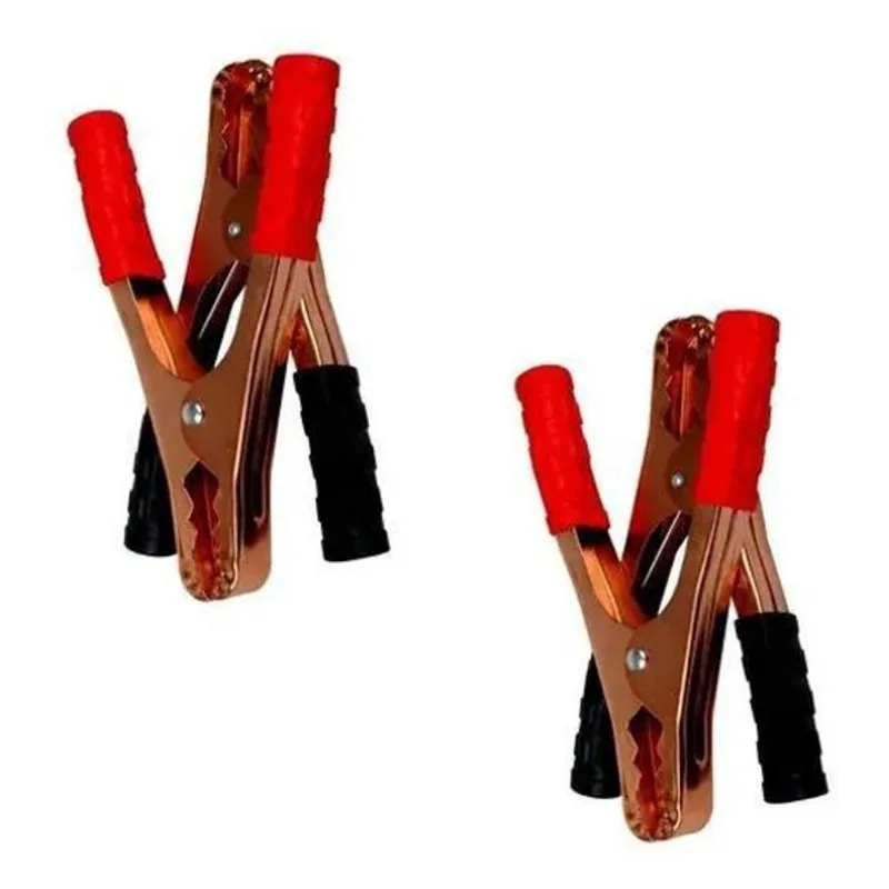 3x Prendedor Jacaré 4 Garras Para Cabo De Bateria Chupeta 50