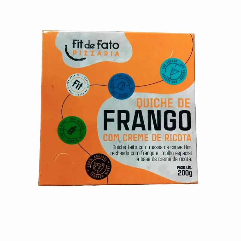 Quiche de Frango Creme de Ricota Fit de Fato 200g