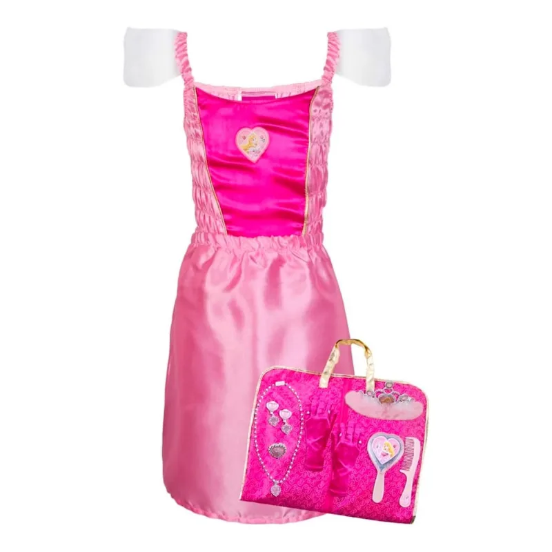 Fantasia Princesa Bela Adormecida Infantil Kit Acessórios