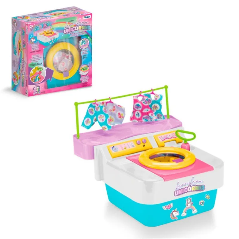Brinquedo Máquina De Lavar Lava Lava Unicórnio Infantil