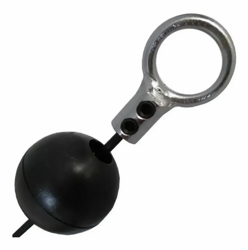 10x Kit 1 Terminal Argola E 1 Bolinha Para Cabo De Aço Aca