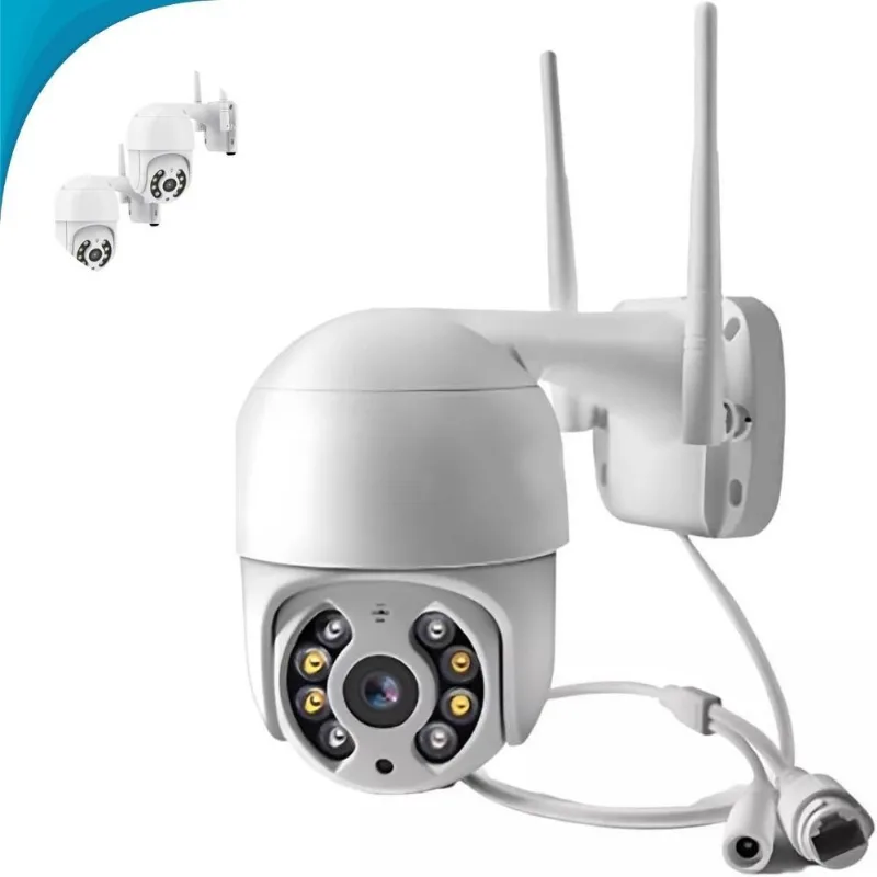 Monitoramento 360 Wifi Hd Externa Detecção Movimento