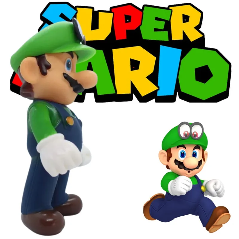 Boneco Luigi Super Mario Entrega Rápida Presente Dia Das Crianças