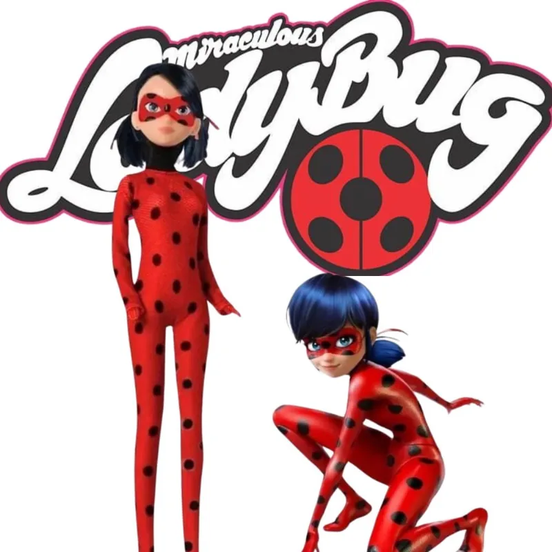 Brinquedo Ladybug Para Crianças Menina Articulada Ideal Para Presente Oficial Barato