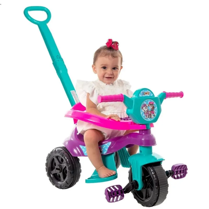 Triciclo Infantil Motoca De Passeio Com Empurrador Ideal Para Seu Neném Presente Perfeito Com Garantia