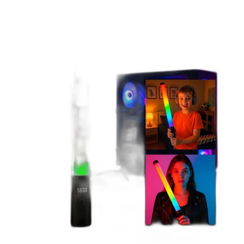 Bastão Led Para Selfie Com Luz Colorida E Intensa