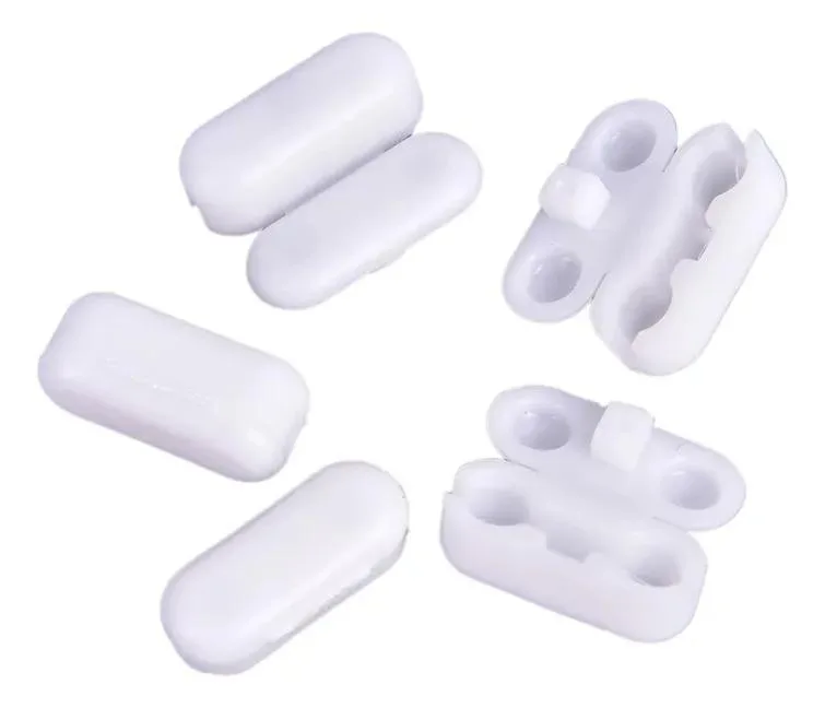 2x Emenda Para Persiana Corrente Bola 3 Peças Conector