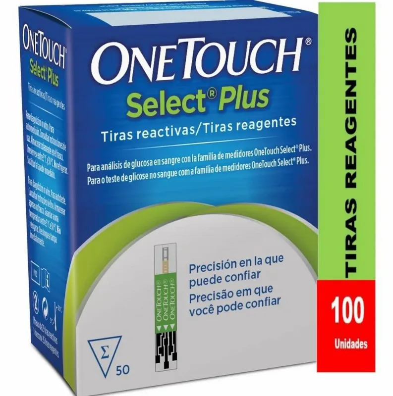 100 Tiras / Fitas Reagentes Onetouch Glicosimetro Oferta