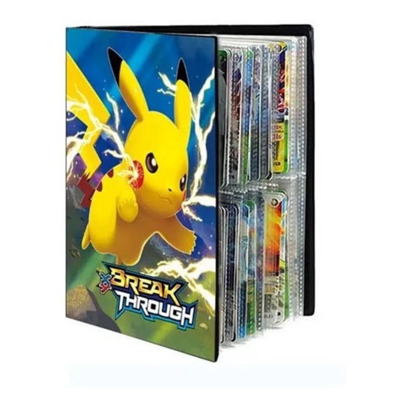 Álbum Pokémon Porta 240 Cards Pikachu Cartas