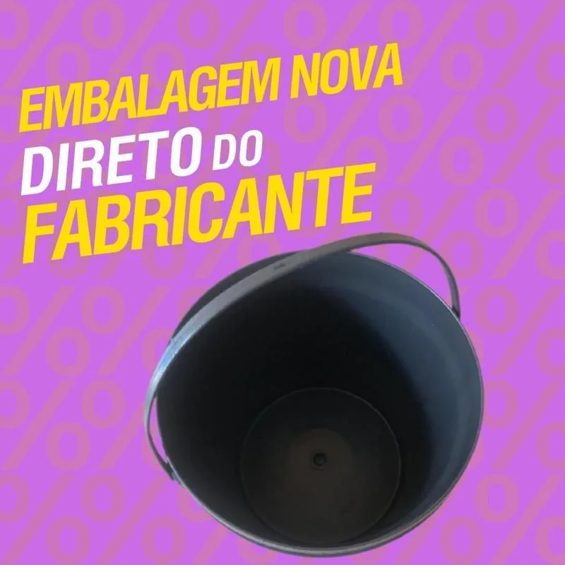 Balde 16l Para Despejar Óleo Lubrificante - 5 Pçs