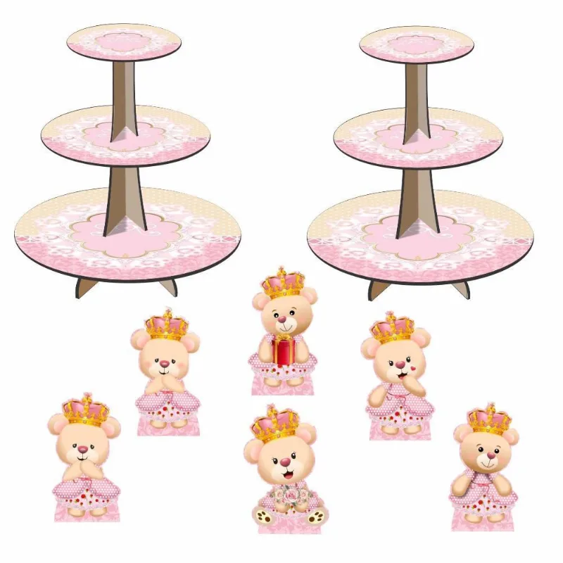 Ursinha Princesinha Kit 2 Baleiros 6 Displays