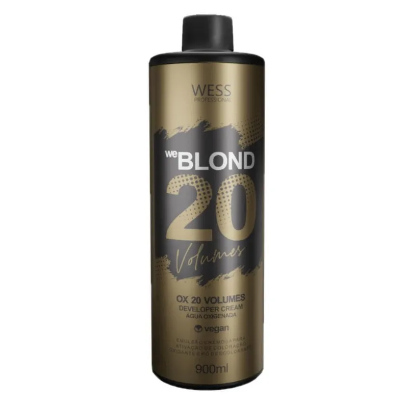 Wess Ox Emulsão Reveladora 20 Vol. We. Blond 900Ml