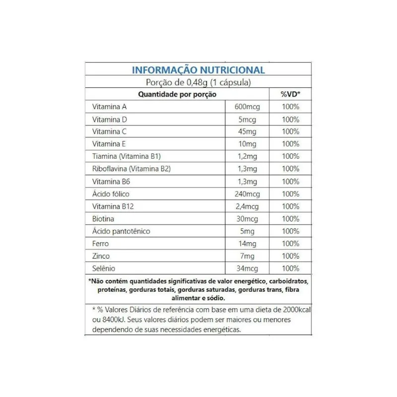 Bio Bella Suplemento Para Cabelo E Unha 30 Cápsulas 480mg