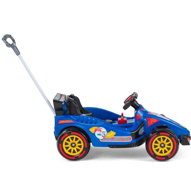 Carrinho De Pedalar Com Empurrador Fórmula 1 Calesita