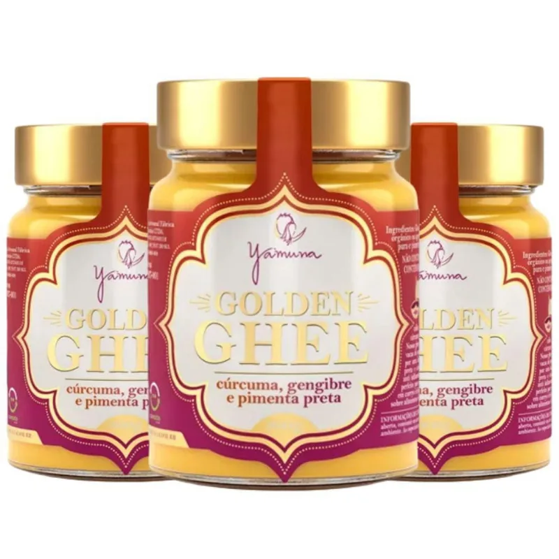Manteiga Clarificada Ghee Golden 300G Kit Com 3