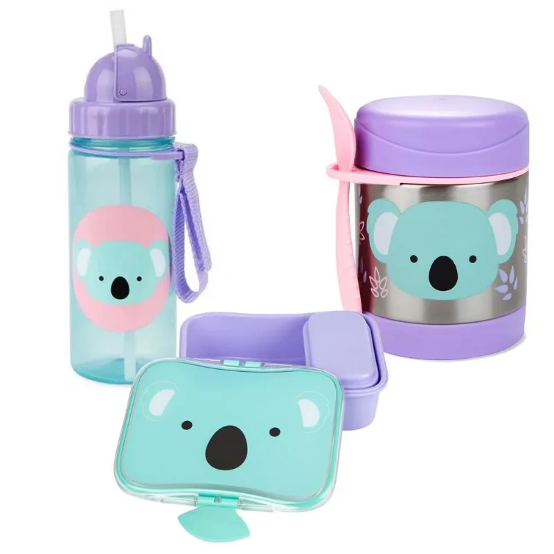 Kit Refeição Koala Garrafa Acril Pote Térm e Lanche Skip Hop