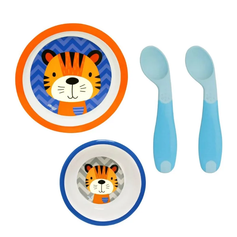 Kit Alimentação Tigre Clingo Azul e Cinza Mod 3