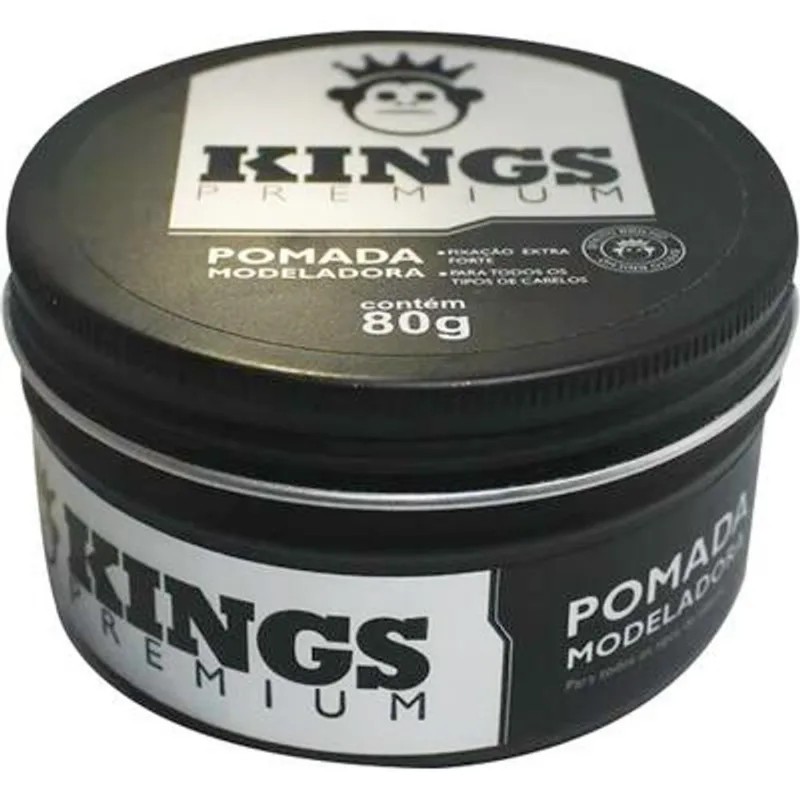 Pomada Modeladora Kings Premium 80g
