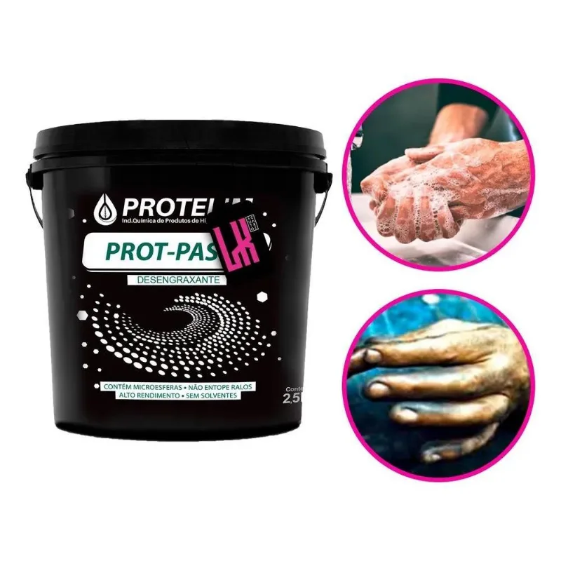 Prot Pasta Protelim Desengraxante Limpa Mao Remove Graxa