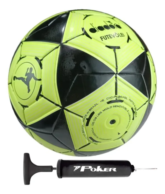 2x Bola Futevolei Diadora Altinha Elite R + Bomba De Ar - Não Informado - Esporte E Lazer