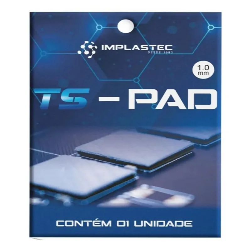 10x Thermal Pad Ts-pad 100mm X 100mm X 1mm Alto Desempenho