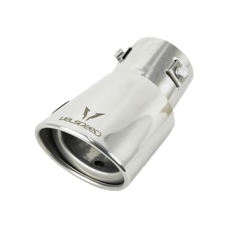 Ponteira Esportiva Automotiva Curva Cromada
