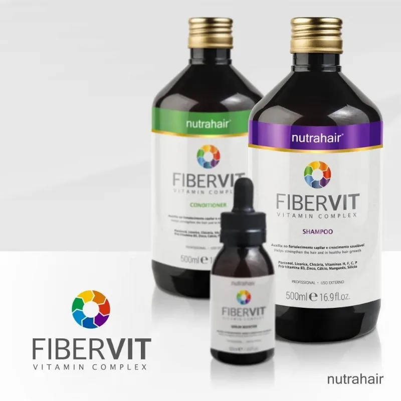 10x Fiber Vit Nutrahair Crescimento E Fortalecimento Dos Ca