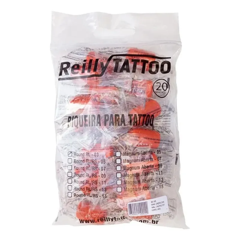 Bico Biqueira Reilly Tattoo 20un Tipo Eletric Ink P Tatua 03