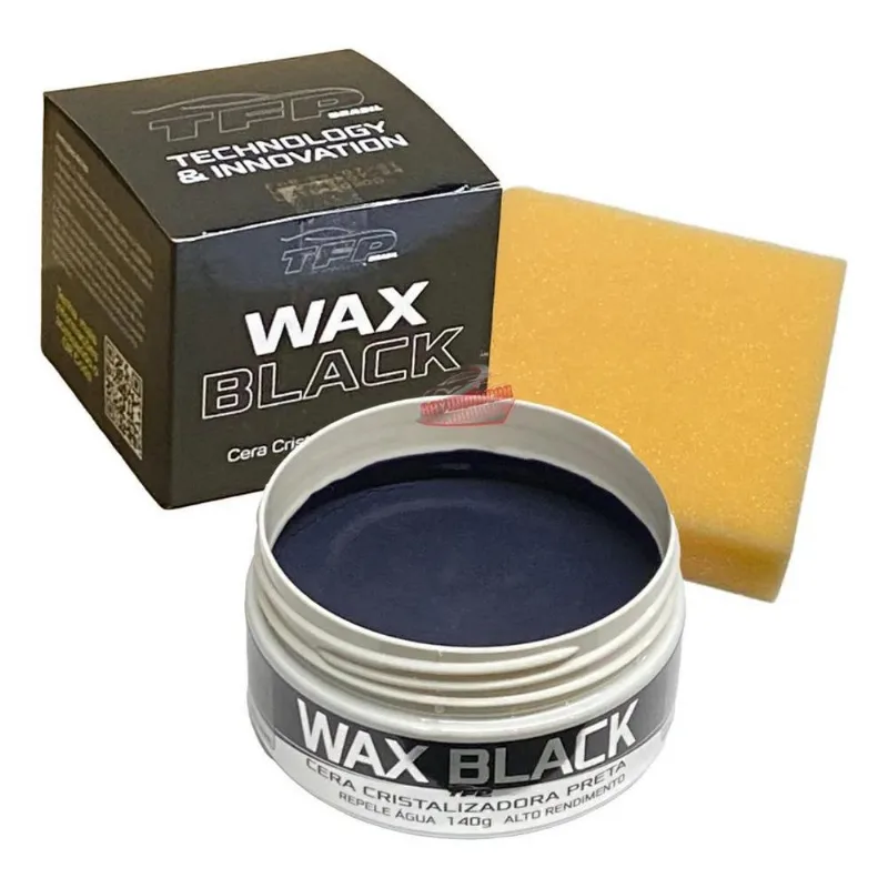 2x Tfp Cera Cristalizadora Carro Preto Wax Pasta Cor Preto 1