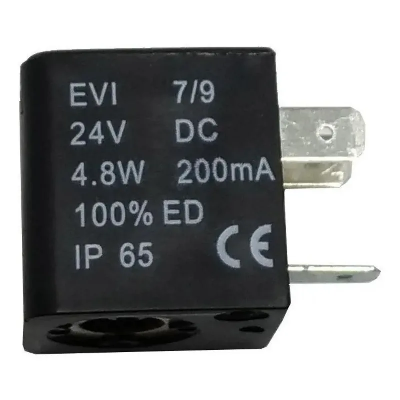 10x Bobina Solenoide 24v Para Válvula Pneumática Orifício 9