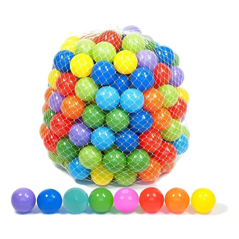Pacote De 50 Bolinhas Coloridas Para Festa Infantil