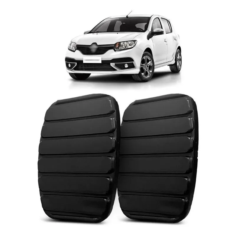 10x Par Capas Pedaleiras Pedais Sandero 14 2015 Á 2