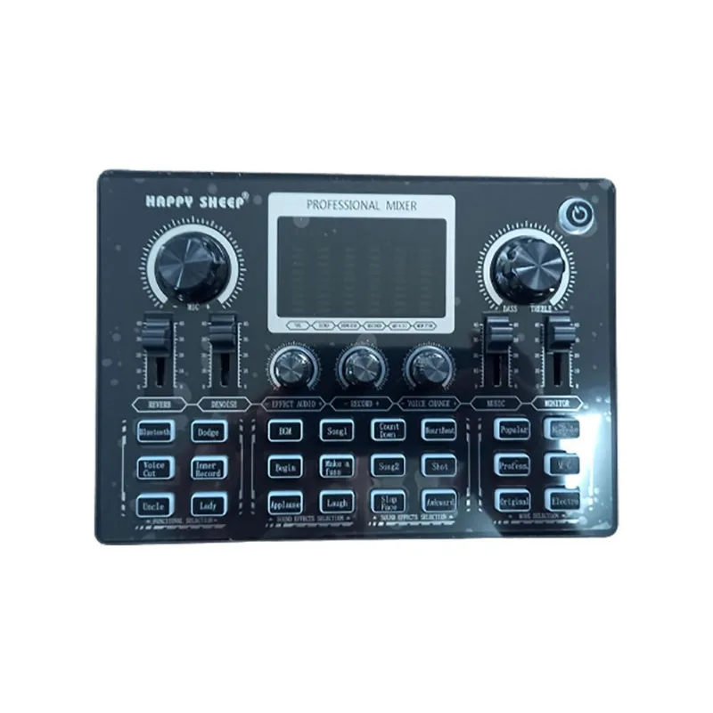 Placa De Som Externa Usb Podcast Microfone Efeito Voz