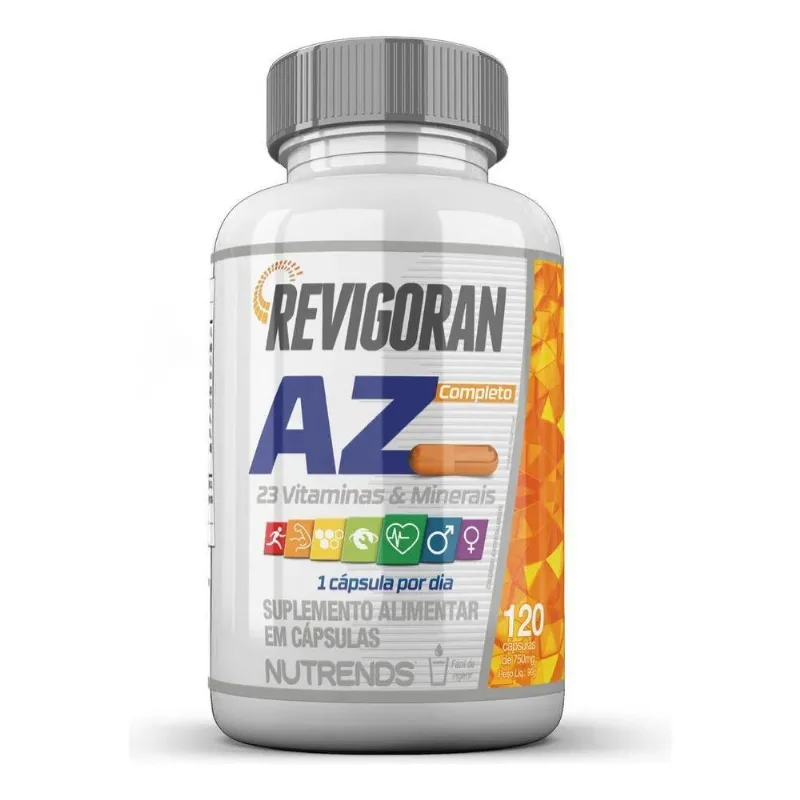 10x Multivitamínico Revigoran A-z - 120 Cápsulas - Nutrends