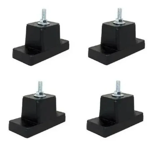 10x 4 Coxim De Borracha Podium Para Ar Condicionado Split