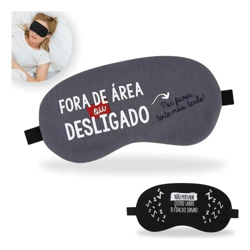 Máscara De Dormir Tapa Olhos Sem Luminosidade Durma Bem Cor